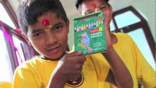 The Big Umbrella kids are going to schools .mov