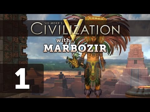 Civilization 5 Brave New World Let's Play Deity as Mayans - Part 1
