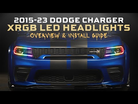 Transform Your 2015–2023 Dodge Charger with Morimoto XRGB LED Headlights | Install + RGB Overview