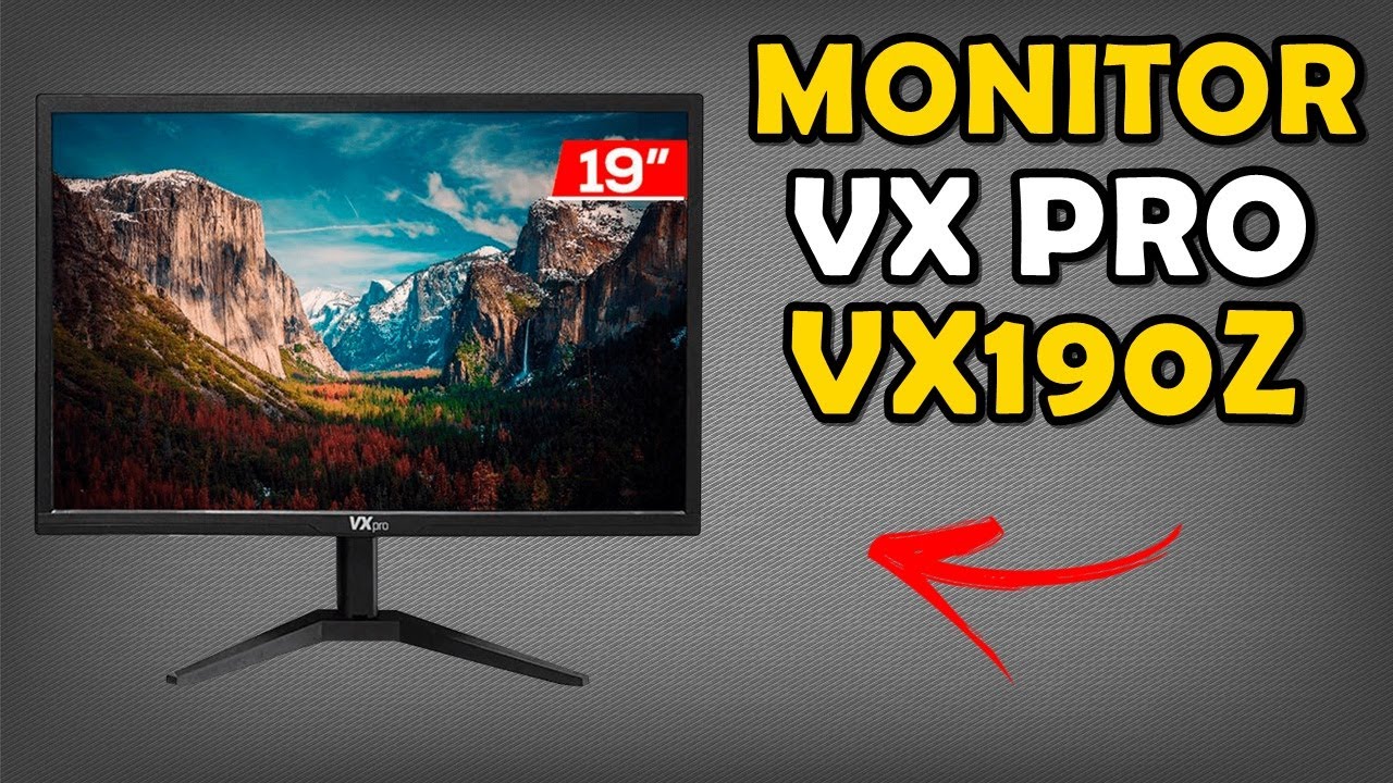 Monitor VX Pro VX190Z - 19 Polegadas, 60Hz, HDMI (Unboxing)
