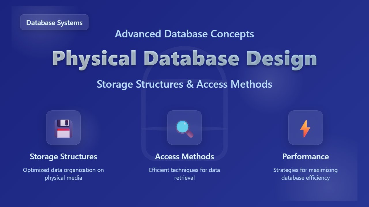 Physical Database Design: Storage & Access Methods Explained for Beginners