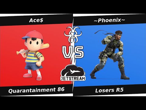 Quarantainment 86 Losers R5 - Ace$ (Ness) Vs ~Phoenix~ (Snake) - SSBU