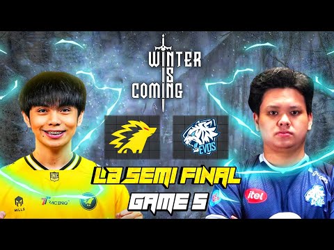 ONIC PH vs EVOS GAME 5 | LB SEMI FINAL | CYBERHERO X DONATOV.NET WINTER IS COMING | ONIC vs EVOS
