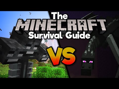 I Got The Wither To Fight The Dragon! ▫ The Minecraft Survival Guide (Tutorial Lets Play) [Part 351]