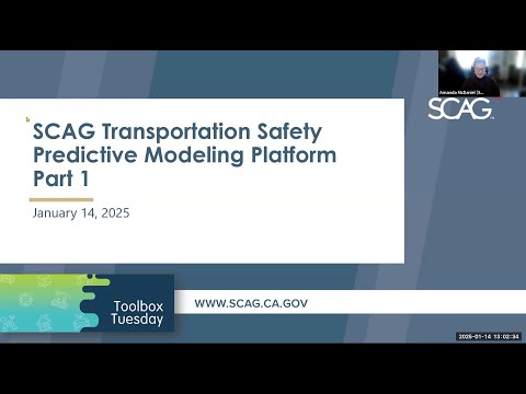 Toolbox Tuesday: SCAG Transportation Safety Predictive Modeling Platform, Part 1