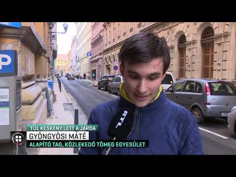 Túl keskeny lett a járda 19-01-31