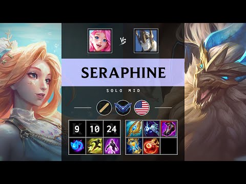 Seraphine Mid vs Galio - NA Diamond Patch 25.17