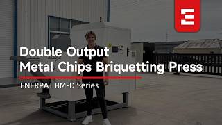 New Enerpat BM-D1090 Metal Chips Briquetters metal chips briquette press | Image 4 - Machineryline