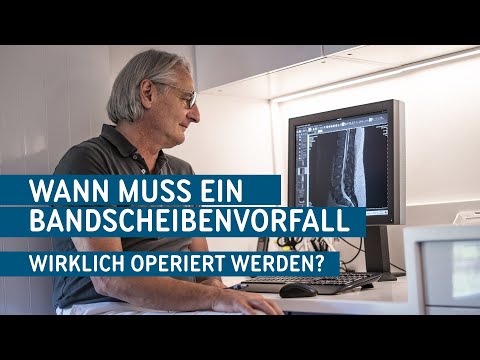 Achtung! Wann muss ein Bandscheibenvorfall wirklich operiert werden?
