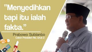 5 Fakta Pidato 'Tukang Ojek' Prabowo Subianto