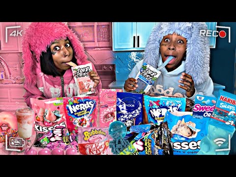 PINK VS BLUE CHALLENGE WITH RKEMPIREE 💖💙