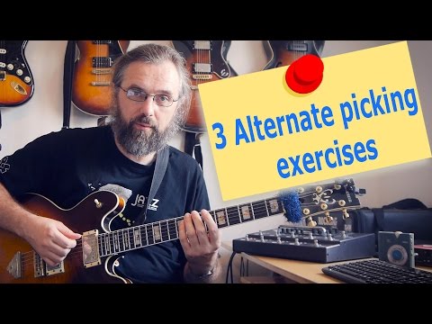 3 Great Alternate picking exercises to help you play fast - Guitar Lesson