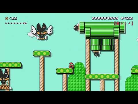 3-2 Muncher Marathon! by Kid - Super Mario Maker - No Commentary 1bp