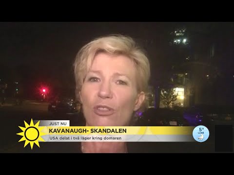 Kan FBI-rapporten fälla Kavanaugh - Ann Tiberg på plats inför omröstningen - Nyhetsmorgon (TV4)