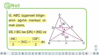 Eğitim Vadisi 9.Sınıf Matematik 28.Föy Üçgenin Yardımcı Elemanları (Üçgende Kenarortay) Konu Anlatım Videoları