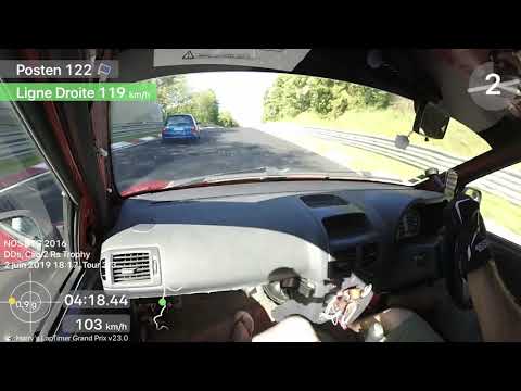 Clio 2 Rs Trophy on Nürburgring Nordschleife Touristenfahrten 02.06.19 8.55 BTG Fun lap