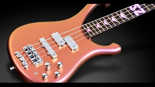 Video thumbnail for Warwick Custom Shop - Masterbuilt - Stuart Zender Signature Special Solid Purple #16-3331 by Framus & Warwick