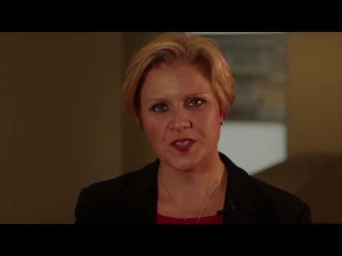 2017: Catrin Johnsson with a special message for this year's Semi Finalists