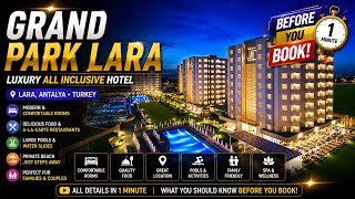 Grand Park Lara Hotel Antalya All Inclusive #travel #holiday #luxuryresort #nots