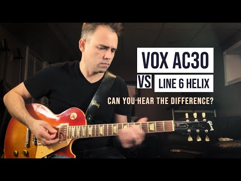 Line 6 helix vs Tube Amp (AC30)