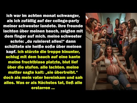 I fell down the stairs while pregnant – what my father did next silenced everyone.