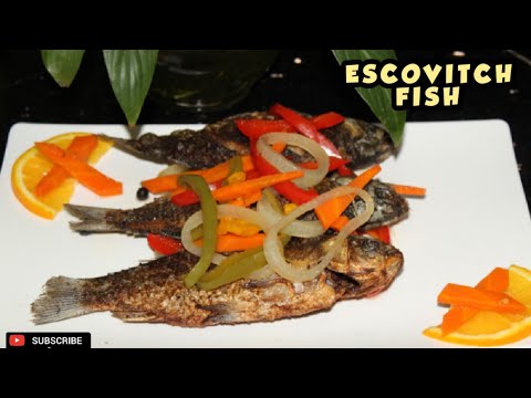HOW TO MAKE JAMAICAN ESCOVITCH FISH RECIPE || ESCOVITCH RECIPE