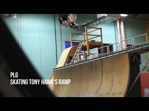 PLG on Tony Hawk's ramp
