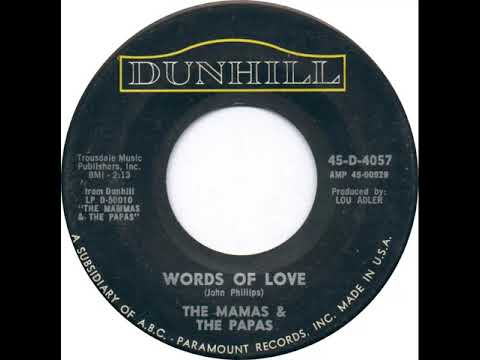 (5a) Mamas & Papas - Words Of Love