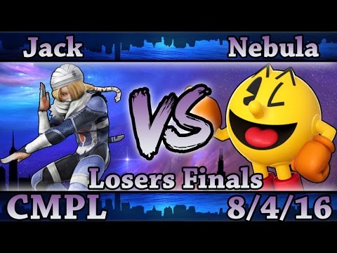 CMPL 13 - Jack (Sheik) Vs Nebula (Pac Man) Smash Wii U Losers Finals - Smash 4