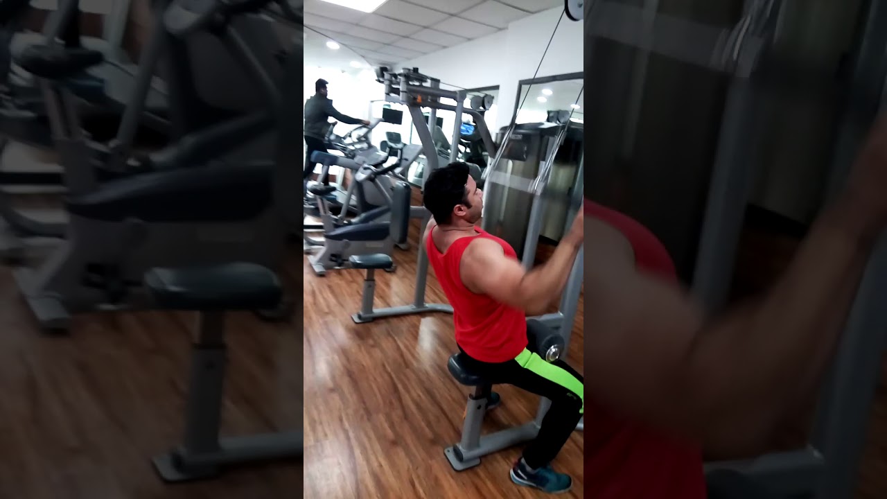 Lat pull down -Drop set