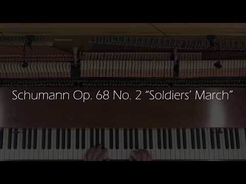 Schumann Op. 68 No. 2 "Soldiers' March" from Album for the Young