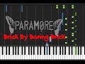 Paramore - Brick By Boring Brick [Piano Tutorial ...