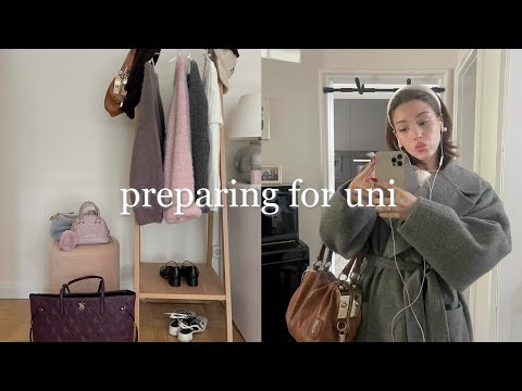 preparing for uni 👠📄☕️ revealing my major, back to school haul, first day on campus, new nails