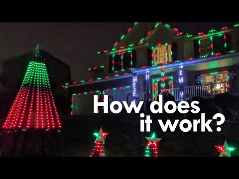 How does a holiday light show work?