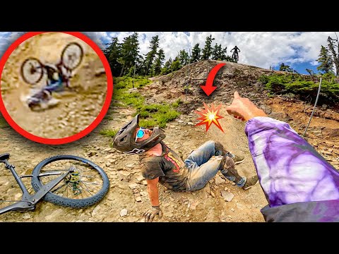 CADE DALLA PIETRA PIÙ ALTA DI WHISTLER (13m) 😱