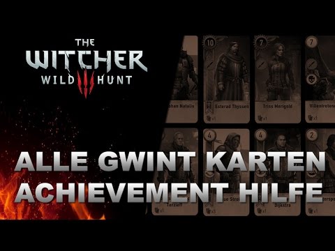 WITCHER 3 Card Collector Achievement/Trophy Help