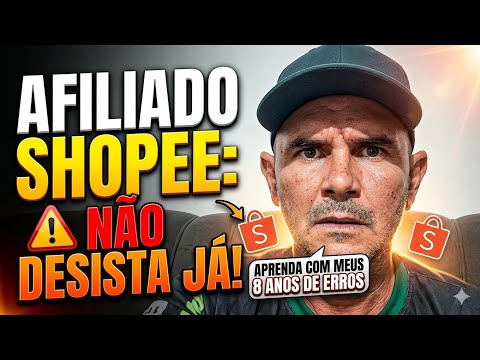O segredo de quem não desiste: Por que 90% dos afiliados Shopee falham (e como você não ser um deles