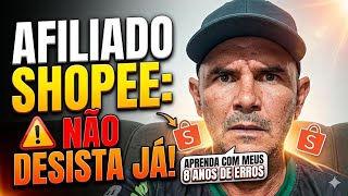 O segredo de quem não desiste: Por que 90% dos afiliados Shopee falham (e como você não ser um deles