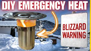 BLIZZARD COMING!!! Use 3 Pantry Items To Heat Cook And Light
