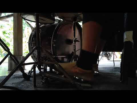 heel-toe double bass 232 BPM untriggered