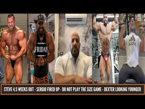 DJ/Ramy talk Olympia plans - Sergio is fired up to qualify - Steve vs Iain - Iman Rezaei is no Joke