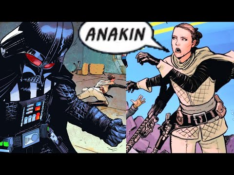 DARTH VADER FINALLY KILLS SABÉ INSIDE PADME'S TOMB(CANON) - Star Wars Comics Explained