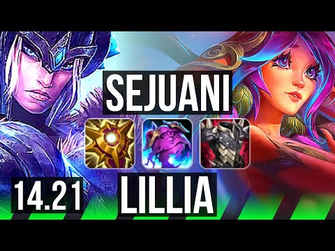 SEJUANI vs LILLIA (JGL) | 3/4/19, 500+ games | KR Diamond | 14.21