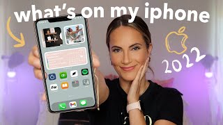 WHAT'S ON MY IPHONE 12 PRO MAX! (minimal aesthetic)