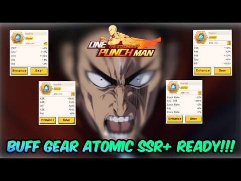 HUNTING BUFF GEAR ATOMIC SSR+ AUTO PAKE SHARINGAN - Persiapan Atomic PART 2 - OPM The Strongest