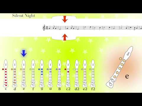 Silent night on the recorder