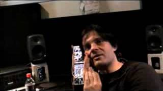 Alessandro Cortini in his personal studio