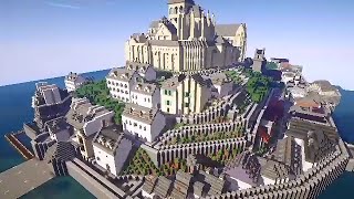 【Minecraft】モン・サン・ミシェルを再現してみた