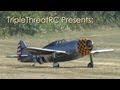 Giant Scale P-47 Razorback has a bad day! 