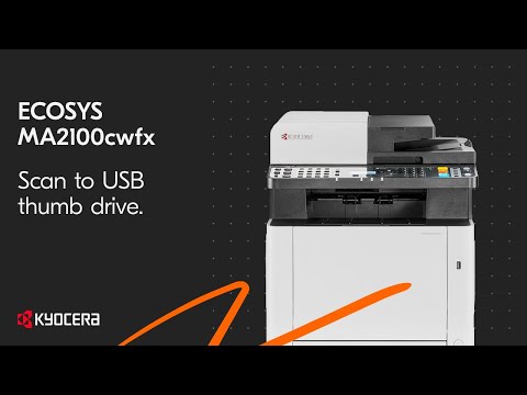 Kyocera MA2101cwfx — сканирование на USB